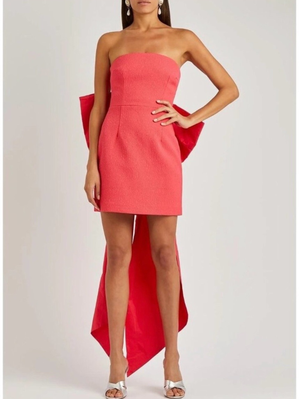 Rebecca Vallance Caitlin Mini Coral Dress